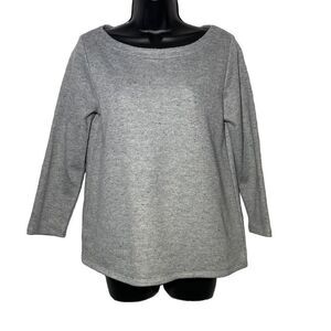 LOFT 3/4 Length Sweatshirt with Tulip Back